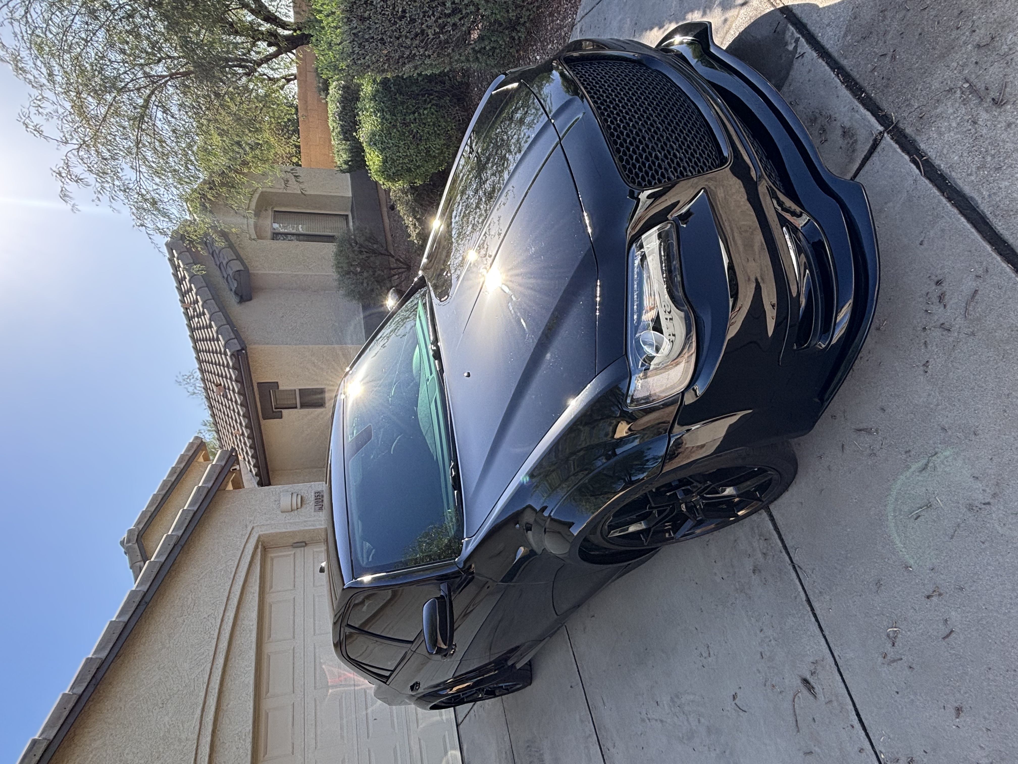 Complete full detail service on luxury vehicle