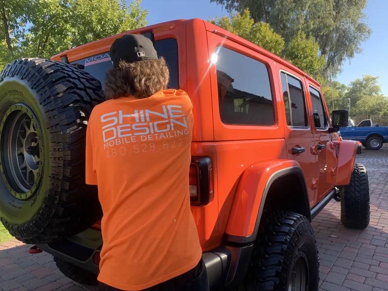 Professional auto detailing service